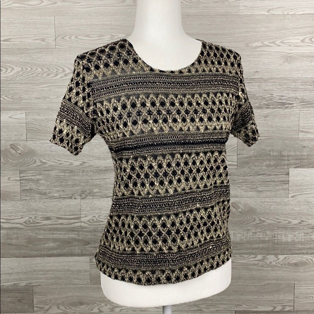 Jaipur Vintage Short Sleeve Blouse